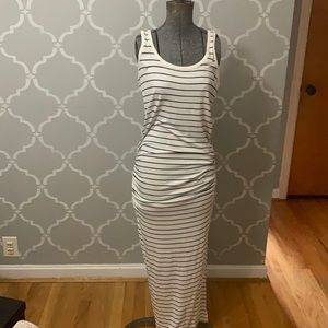 Maxi Dress M Navy White Stripe Victoria’s Secret